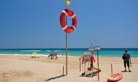 Praia de Salema, Salema,  Algarve.